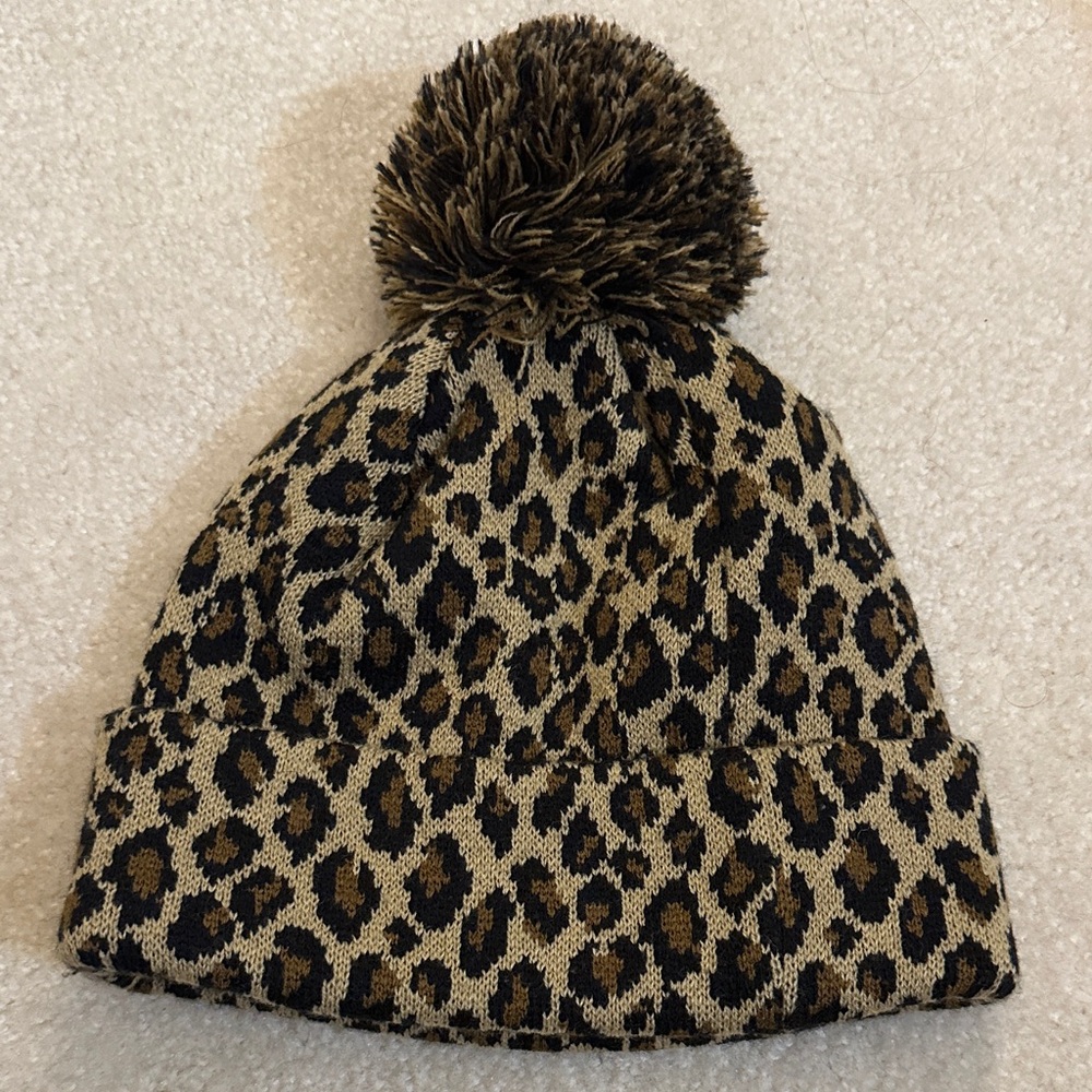 Leopard Print Beanie